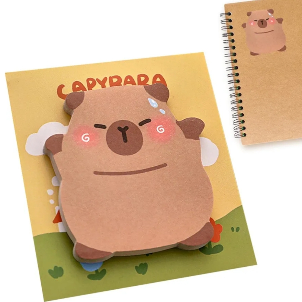 2/$10 Capybara Sticky Notes - Style 3 - Picture 4 of 5